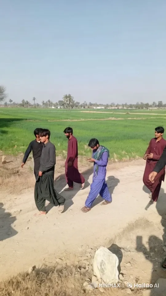 Young Men Spar and Socialize in Rural Live2D Animation – AI Generated Video | Hailuo AI