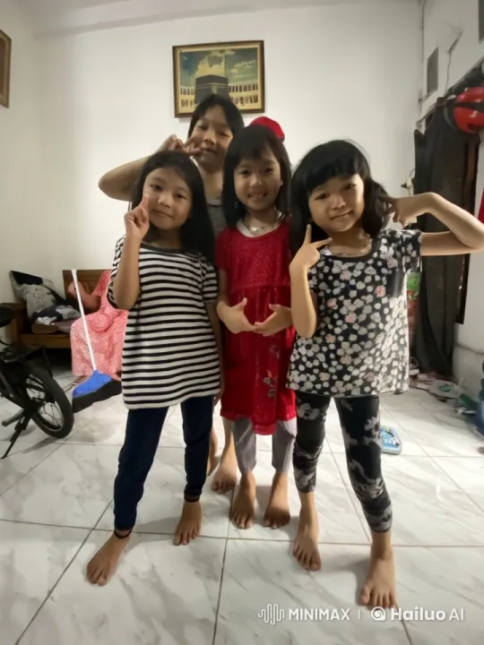 Children's Playful Kung Fu Performance in Cozy Living Room – AI Generated Video | Hailuo AI