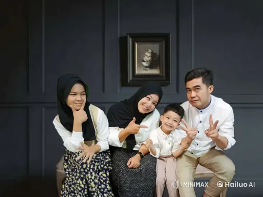 Family Demonstrates Synchronized Kung Fu in Live2D Animation – AI Generated Video | Hailuo AI