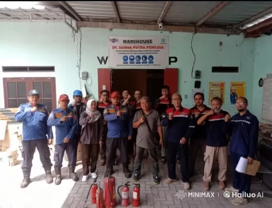 Workers Pose in Uniform at Warehouse in Live2D Animation – AI Generated Video | Hailuo AI