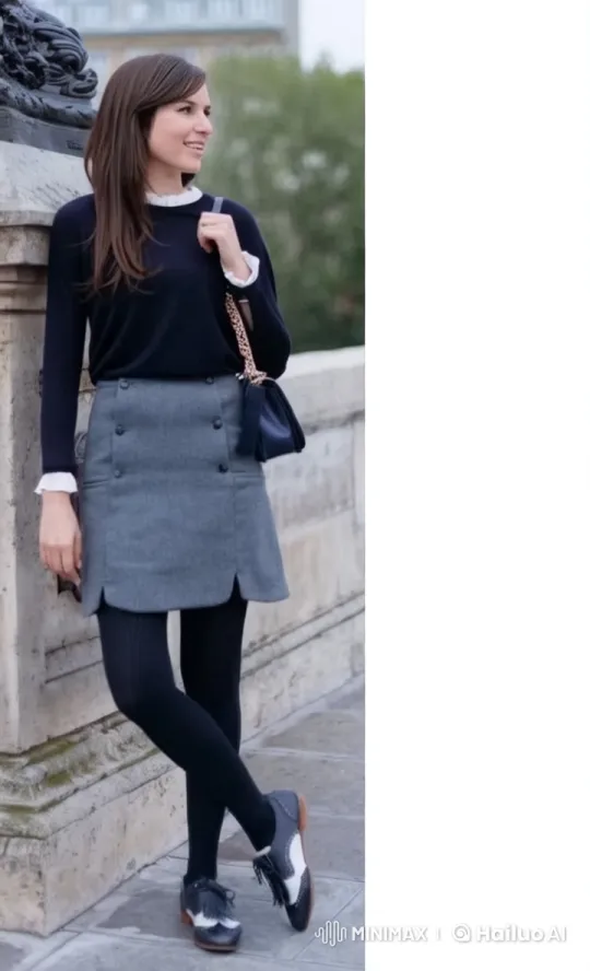 Young Woman Showcases Fashion and Poise in Live2D Video – AI Generated Video | Hailuo AI