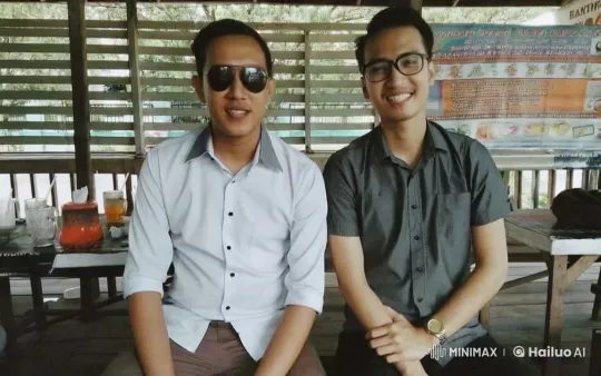 Two Friends Share a Moment of Camaraderie – AI Generated Video | Hailuo AI