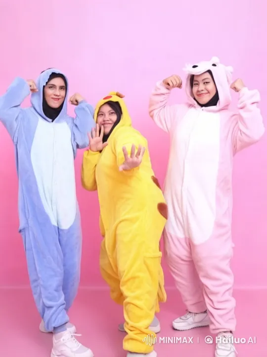 Colorful Onesie Fighters Display Kungfu Skills – AI Generated Video | Hailuo AI