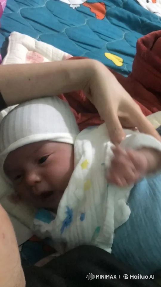 Baby's Playful Martial Arts Display on Colorful Bed – AI Generated Video | Hailuo AI