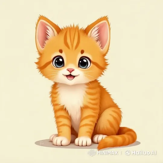 Animated Kitten Discusses World's Rarest Things – AI Generated Video | Hailuo AI