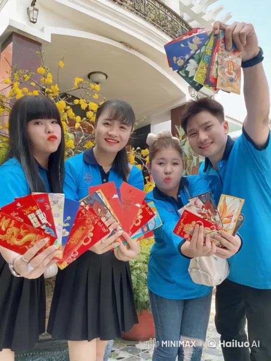 Four Uniformed Individuals Celebrate with Martial Arts – AI Generated Video | Hailuo AI