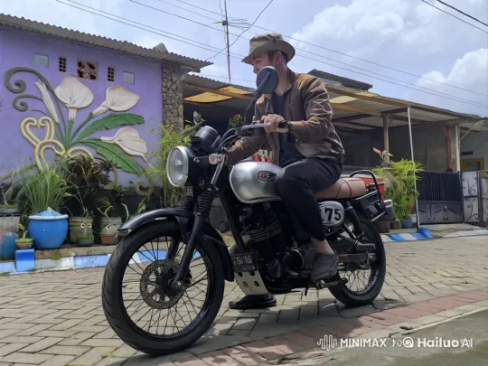 High-Speed Motorcycle Chase Through Chaos – AI Generated Video | Hailuo AI