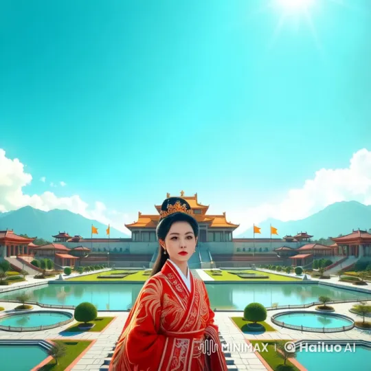 Noblewoman in Grand Asian Palace - Live2D Cinematic 8K – AI Generated Video | Hailuo AI