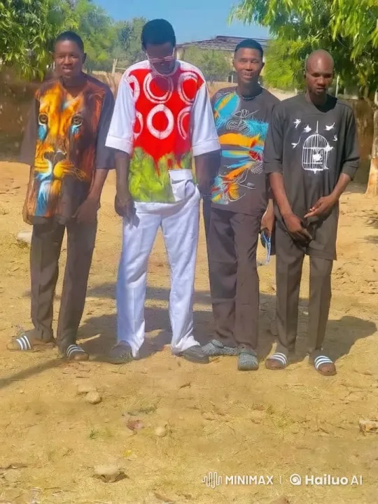 Outdoor Kung Fu Display by Four Men – AI Generated Video | Hailuo AI