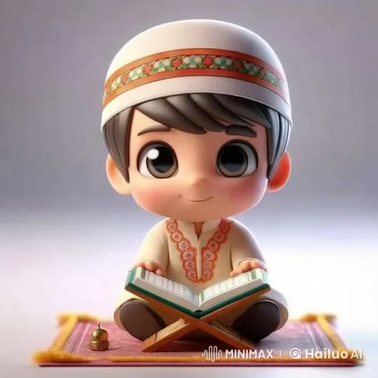 Traditional Reading of the First Kalima in Live2D Animation – AI Generated Video | Hailuo AI