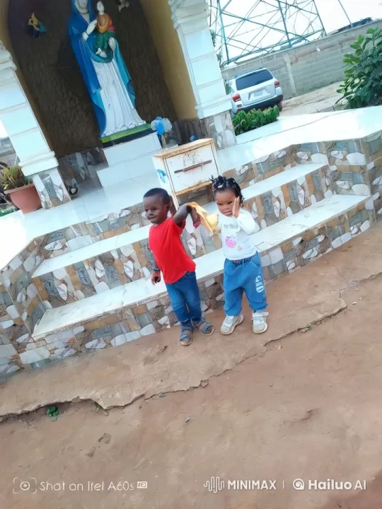 Children Playfully Spar in Kung Fu Fight by Shrine – AI Generated Video | Hailuo AI