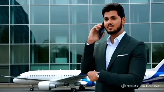 Successful Businessman Showcases Luxury and Global Influence – AI Generated Video | Hailuo AI