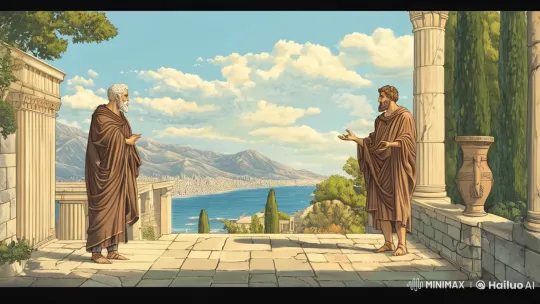 Ancient Grecian Fighters Engage in Live2D Kungfu Duel – AI Generated Video | Hailuo AI