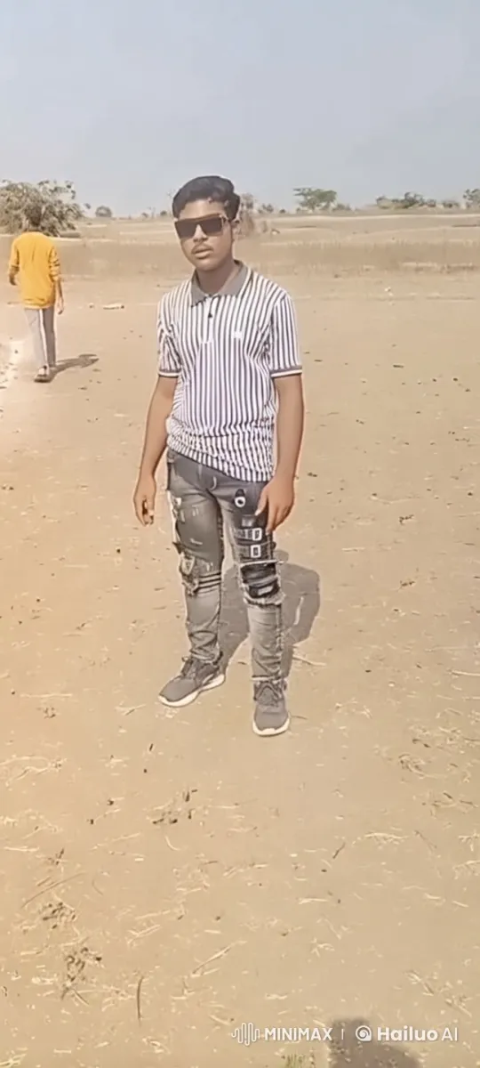 Mysterious Man Stands Amidst Haunted House and Deserted Football Field – AI Generated Video | Hailuo AI
