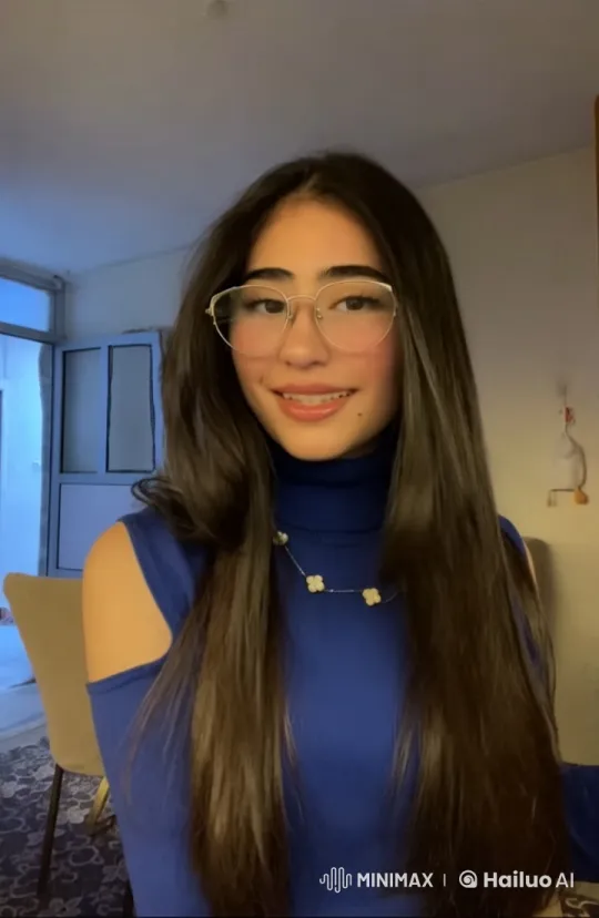 Cozy Room: Woman with Open Shoulders Smoking – AI Generated Video | Hailuo AI