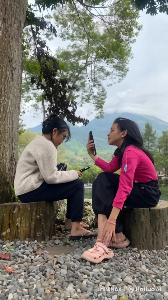 Animated Kungfu Performance in Scenic Lakeside Setting – AI Generated Video | Hailuo AI