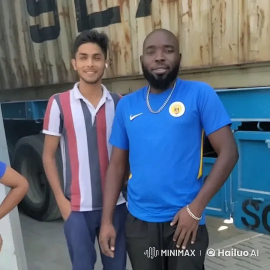 Two Men in Casual Stance by Truck in Live2D Animation – AI Generated Video | Hailuo AI
