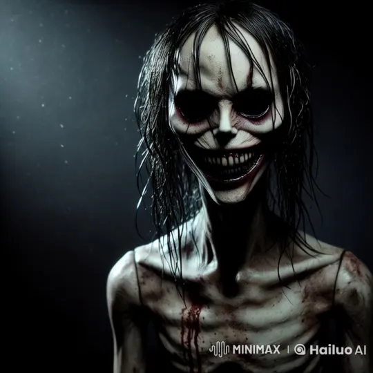 Skeletal Creature Disappears into Dark Fog – AI Generated Video | Hailuo AI