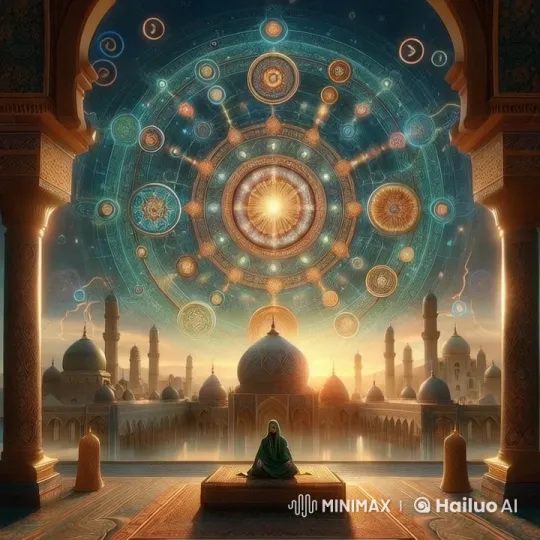 Meditation Amidst Celestial Beauty at Sunset – AI Generated Video | Hailuo AI