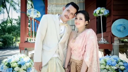 Traditional Attire Couple Showcases Elegant Kungfu in Scenic Setting – AI Generated Video | Hailuo AI