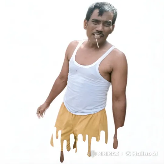Live2D Video of Relaxed Man in Minimalist Setting – AI Generated Video | Hailuo AI