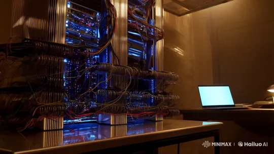 Supercomputer Showcases Industrial Design and Aesthetic Power – AI Generated Video | Hailuo AI