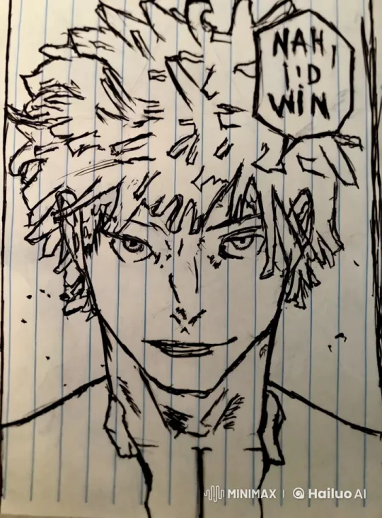 Confident Character on Lined Paper in Live2D – AI Generated Video | Hailuo AI