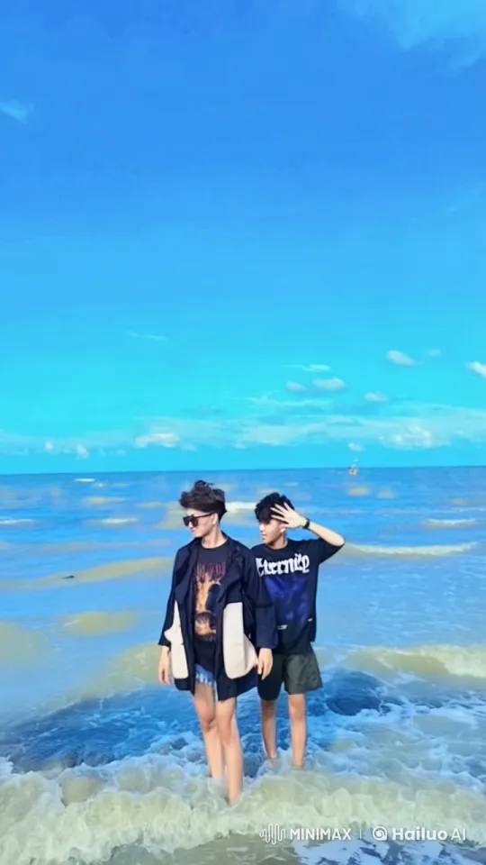 Beach Kungfu Fight in Live2D Animation – AI Generated Video | Hailuo AI