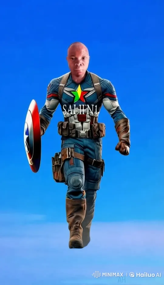 Captain America Heroic March in Live2D Animation – AI Generated Video | Hailuo AI