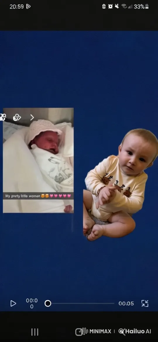 Two Babies Tenderly Kiss in Live2D Animation – AI Generated Video | Hailuo AI