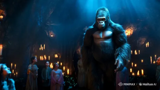 Gorilla Ghost Transformation Reveals Amanda Cerny – AI Generated Video | Hailuo AI