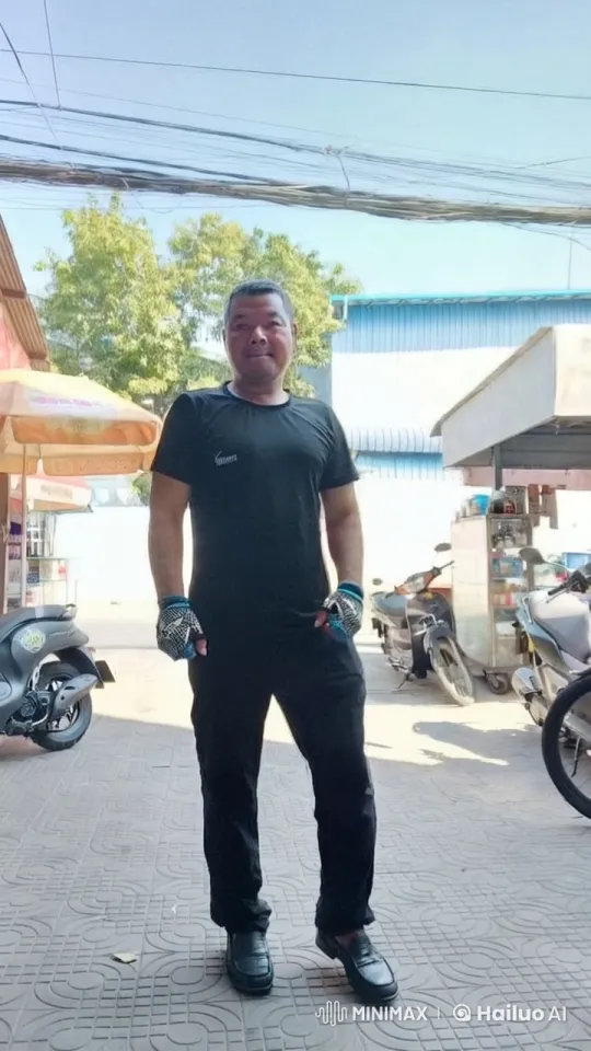Man Levitates Calmly in Outdoor Setting – AI Generated Video | Hailuo AI