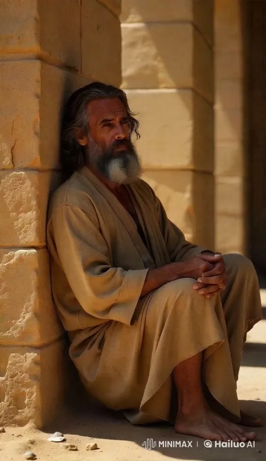 Jacob Rests at Bethel Amidst Serene Desert Scene – AI Generated Video | Hailuo AI
