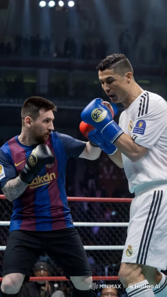Boxing Match Ends in Athletes' Embrace – AI Generated Video | Hailuo AI