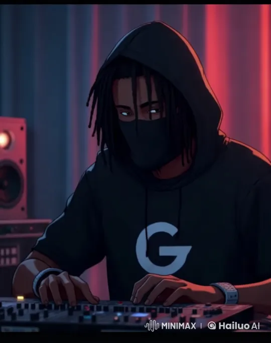 Live2D Animated Kung Fu Artist in Ambiance-Lit Room – AI Generated Video | Hailuo AI