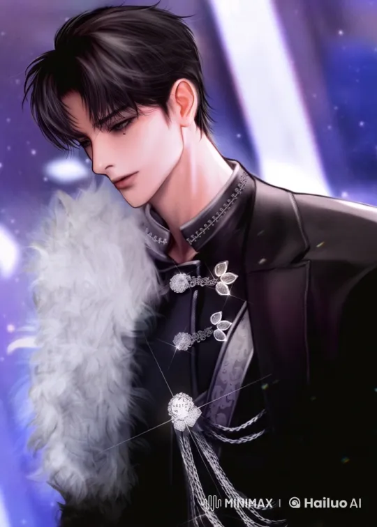 Live2D Animation: Elegant Character in Cosmic Setting – AI Generated Video | Hailuo AI