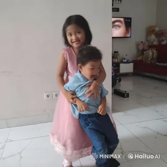 Children Practicing Kung Fu in a Living Room – AI Generated Video | Hailuo AI