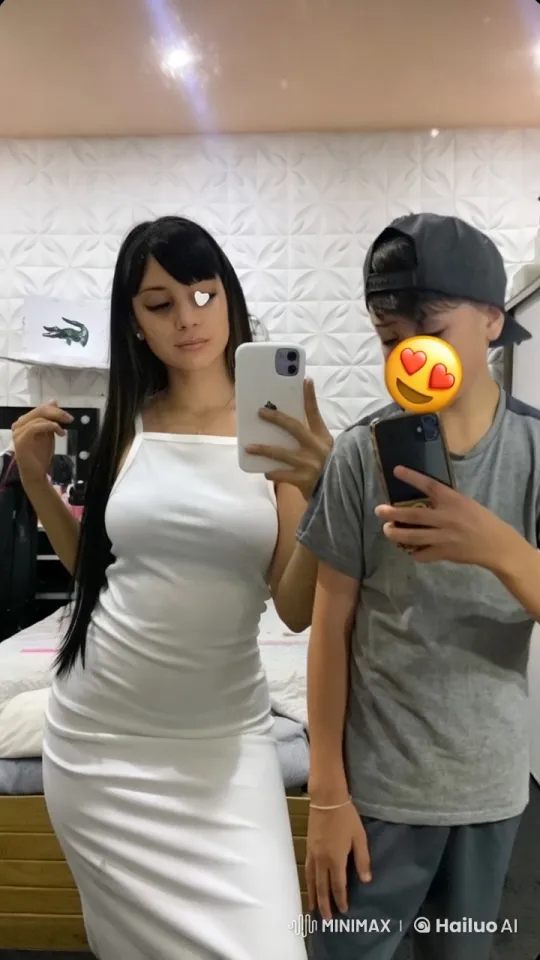 Couple Prepares for Kiss in Intimate Selfie Moment – AI Generated Video | Hailuo AI