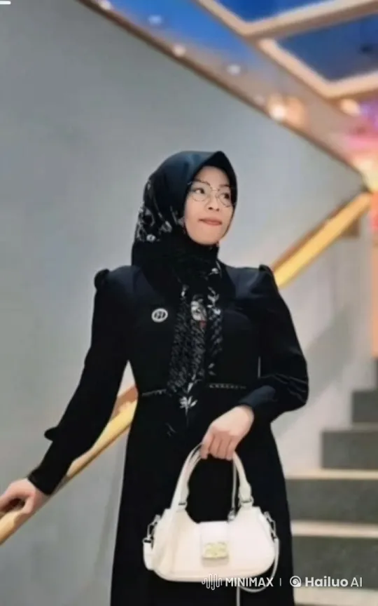 Elegant Woman Poses Gracefully in Modern Interior – AI Generated Video | Hailuo AI
