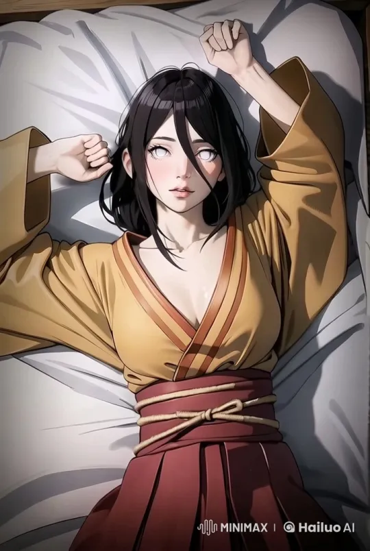 Peaceful Woman Rests Amid Storm in Live2D Animation – AI Generated Video | Hailuo AI