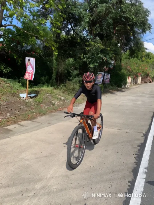 Cyclist Combines Biking with Kung Fu in Peaceful Setting – AI Generated Video | Hailuo AI