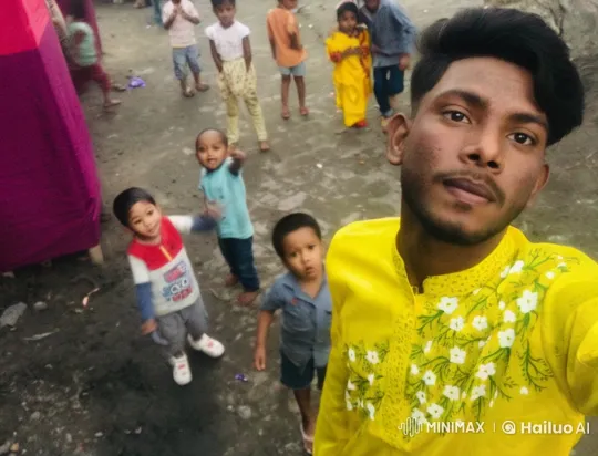 Children Energetically Practicing Kung Fu in Festive Outdoor Setting – AI Generated Video | Hailuo AI
