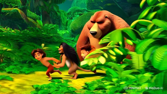 Mowgli Defeats Shere Khan in the Jungle – AI Generated Video | Hailuo AI