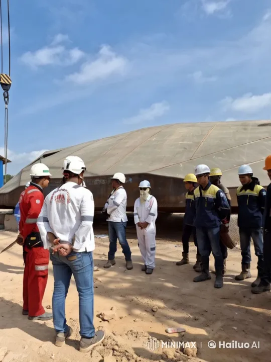 Construction Workers Perform Martial Arts in Live2D Animation – AI Generated Video | Hailuo AI