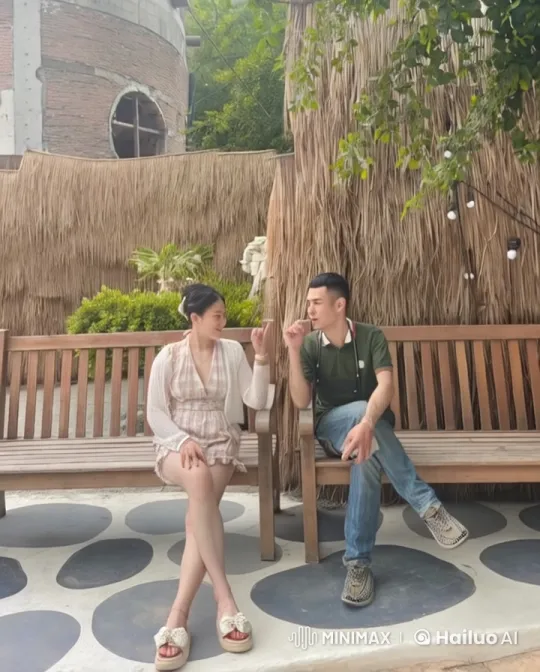 Live2D Animated Kungfu Scene on a Tranquil Bench – AI Generated Video | Hailuo AI