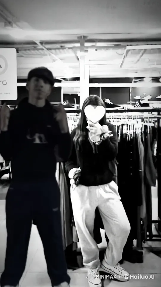 Couple's Affectionate Moment in Clothing Store – AI Generated Video | Hailuo AI