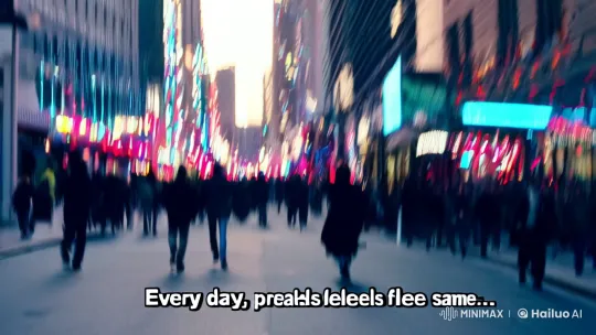 Urgent City Life to Unstoppable Triumph – AI Generated Video | Hailuo AI