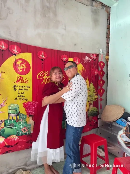 Traditional Couple Performs Kung Fu in Festive Live2D Animation – AI Generated Video | Hailuo AI