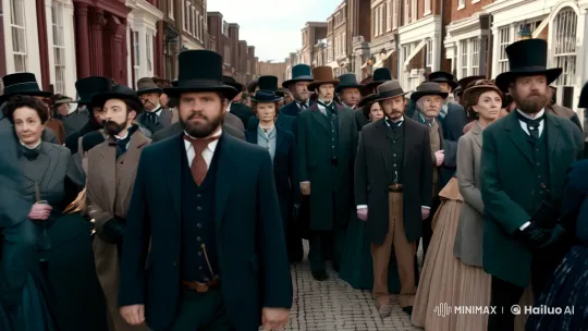 1860s-Era High Street: Immersive Time Travel Scene – AI Generated Video | Hailuo AI
