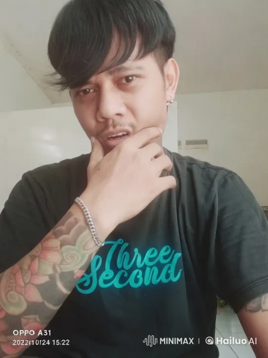 Live2D Animation: Subtle Movements of a Person with Tattoo Sleeve – AI Generated Video | Hailuo AI